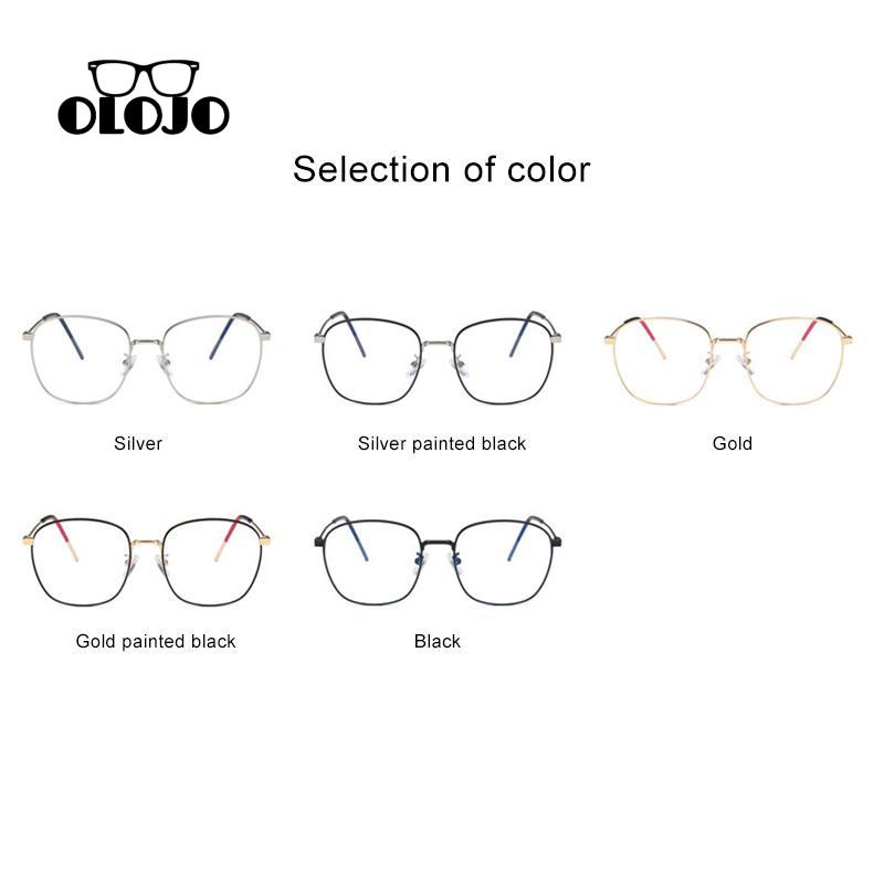 【Baru Datang】【TERSEDIA &amp; COD】Frame Kacamata Anti Radiasit Wanita Korean Gaya Vintage Retro Kaca Mata Anti Biru Eyeglasses- ol2