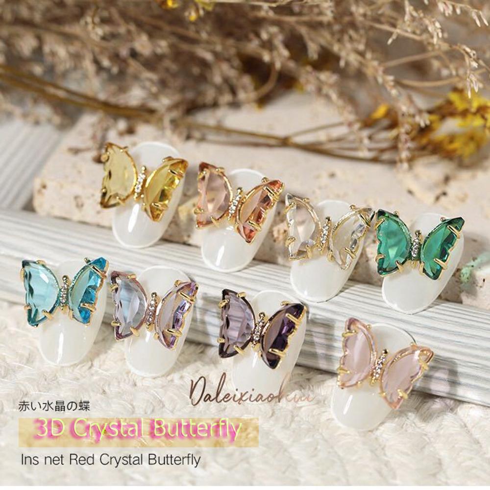 Mxbeauty 3D Nail Art Dekorasi Charms Stones Manicure Jewelry Sparkling Shiny Aksesoris Kuku Kristal Kerajinan