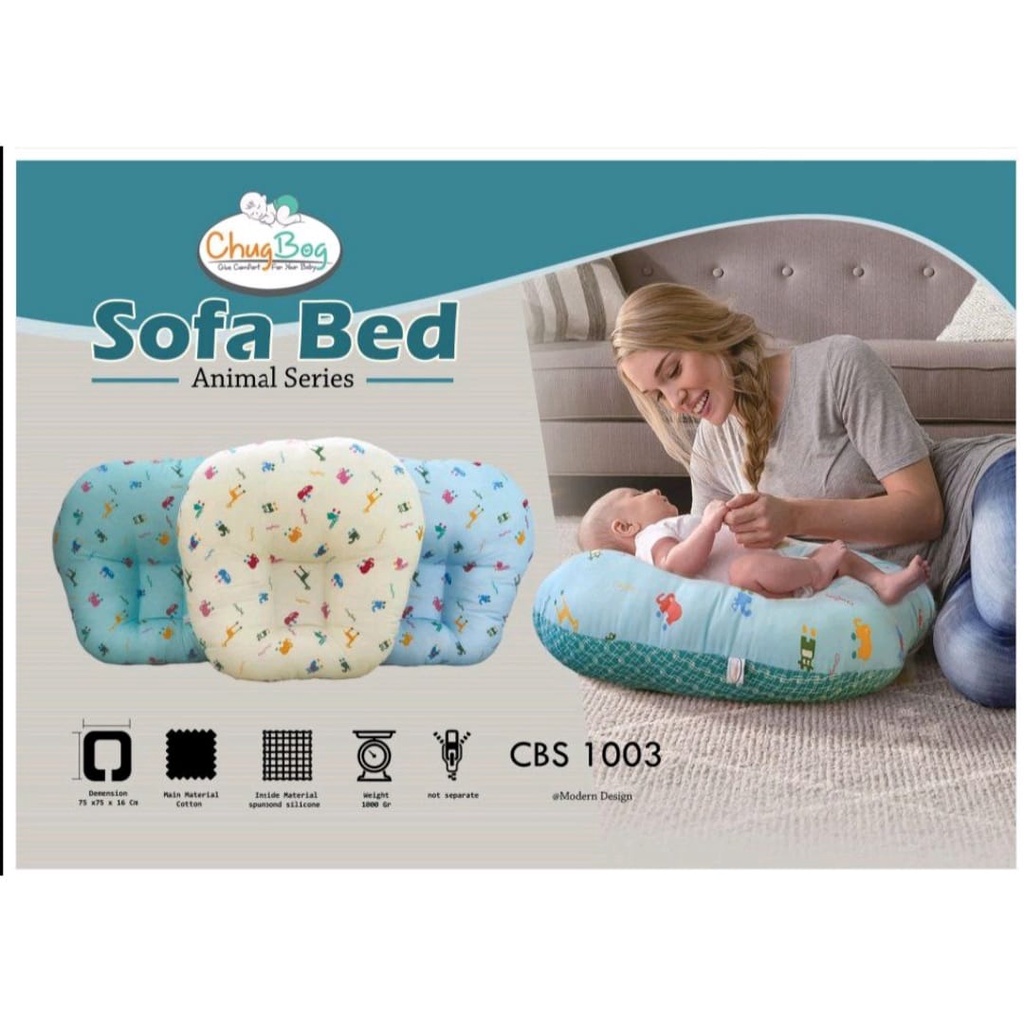 CHUG BOG CBS 1003-SOFA BAYI MURAH-SOFA BED PRINT ANIMAL-SOFA ANAK MURAH