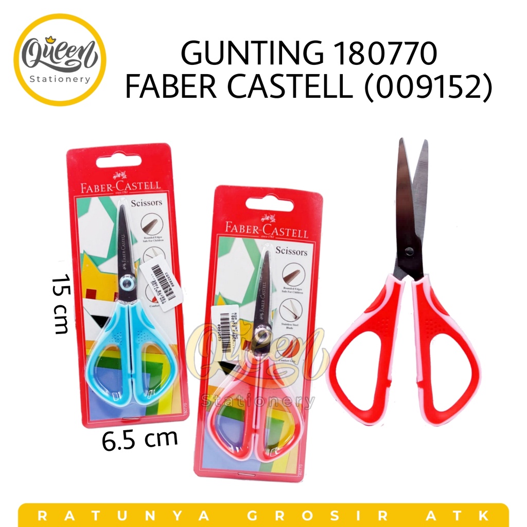 

1 PCS GUNTING 180770 FABER CASTELL / GUNTING / ALAT PEMOTONG (009152)