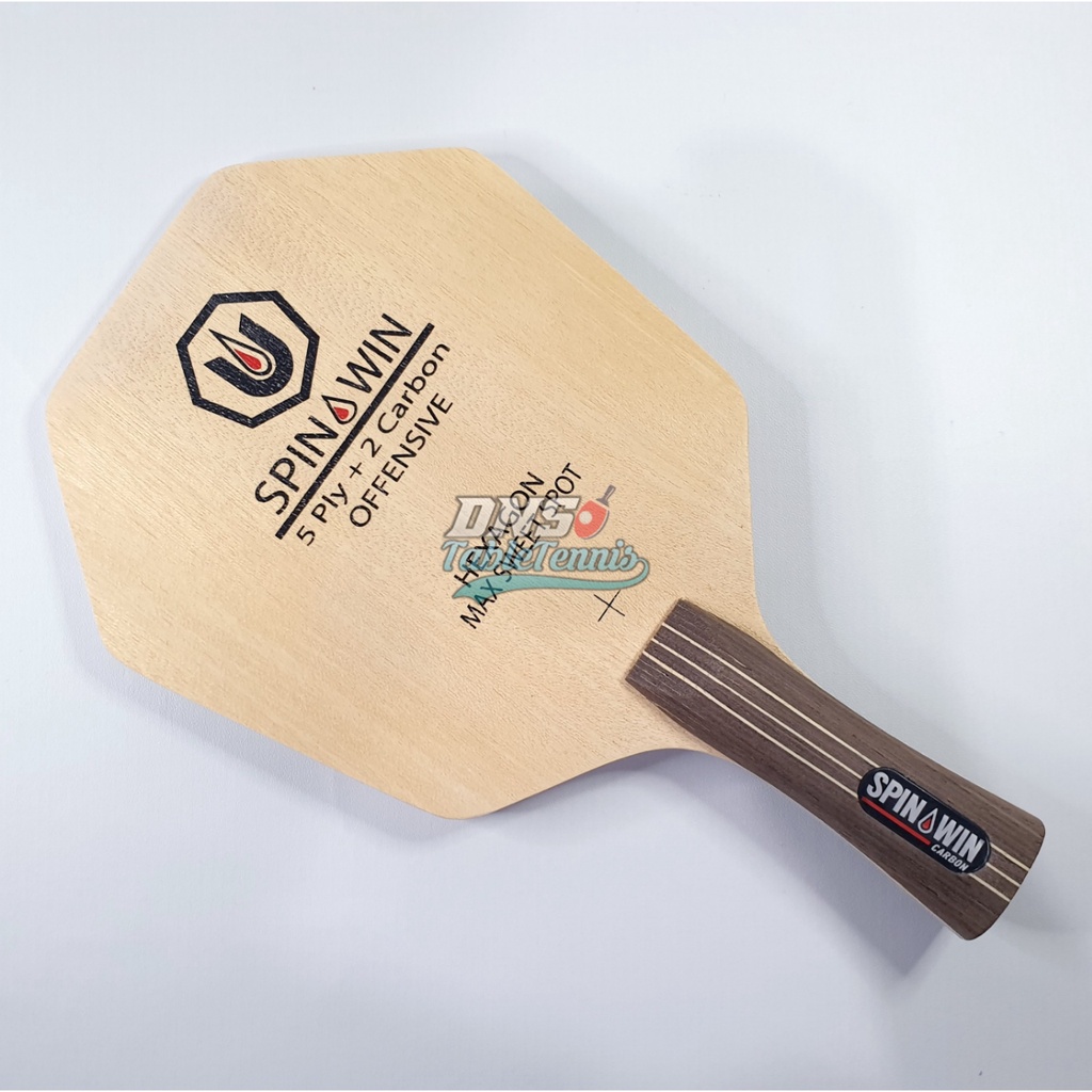 Spin Win HXG Carbon Cybershape - Blade Kayu Bet Tenis Meja Spin Win Hexagon