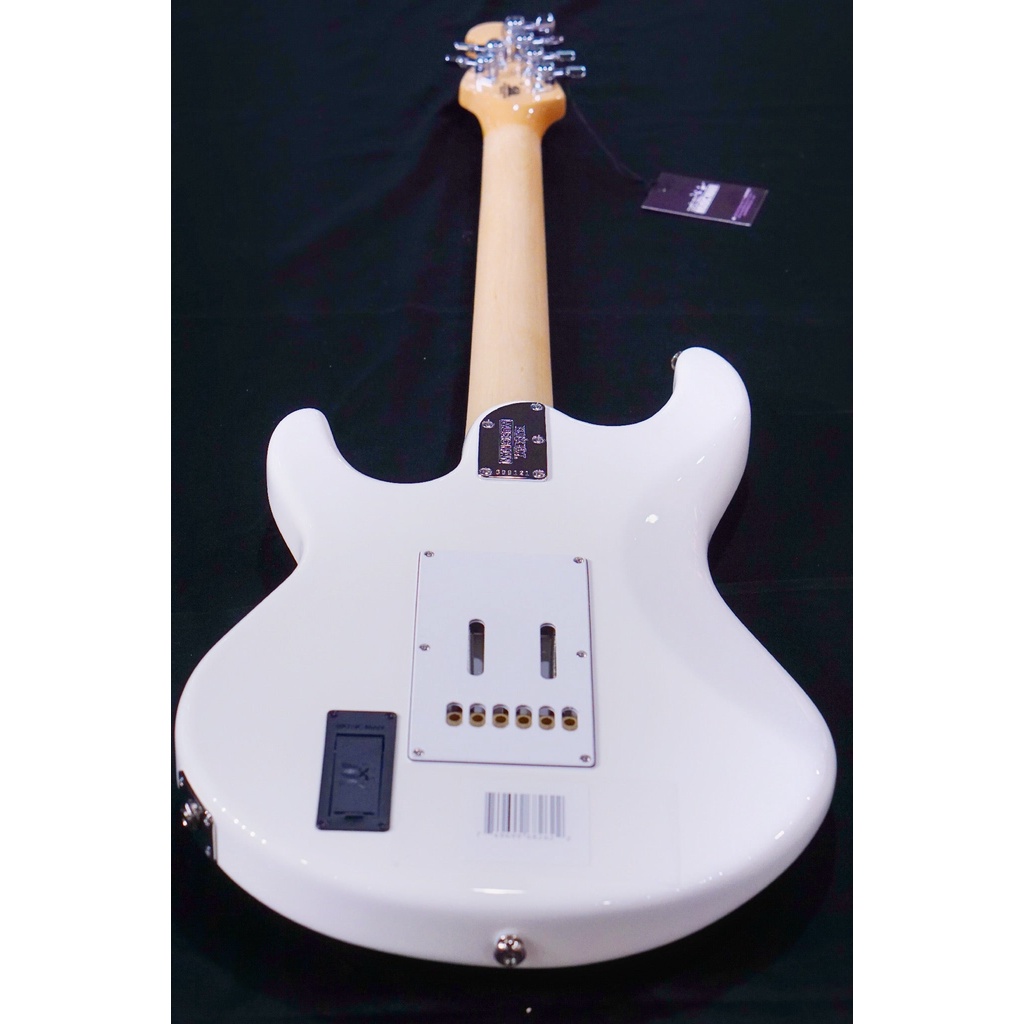 Ernie Ball Music man Silhouette Special HSS Trem - White - Rosewood Matching Headstock - White G99121