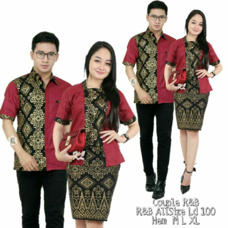 new exsklusif coeple batik lengan pendek