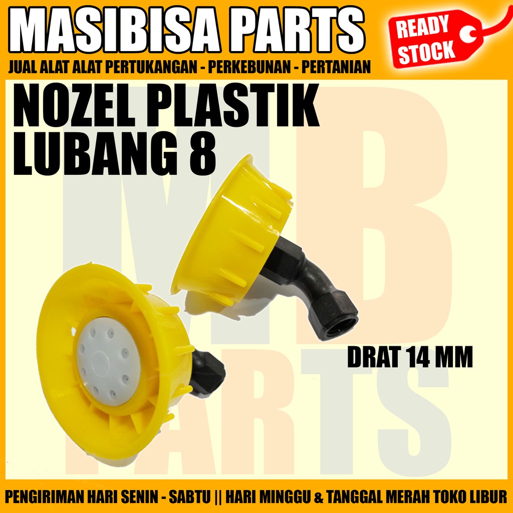 NOZZLE / NOZEL SPRAYER PLASTIK LUBANG 8