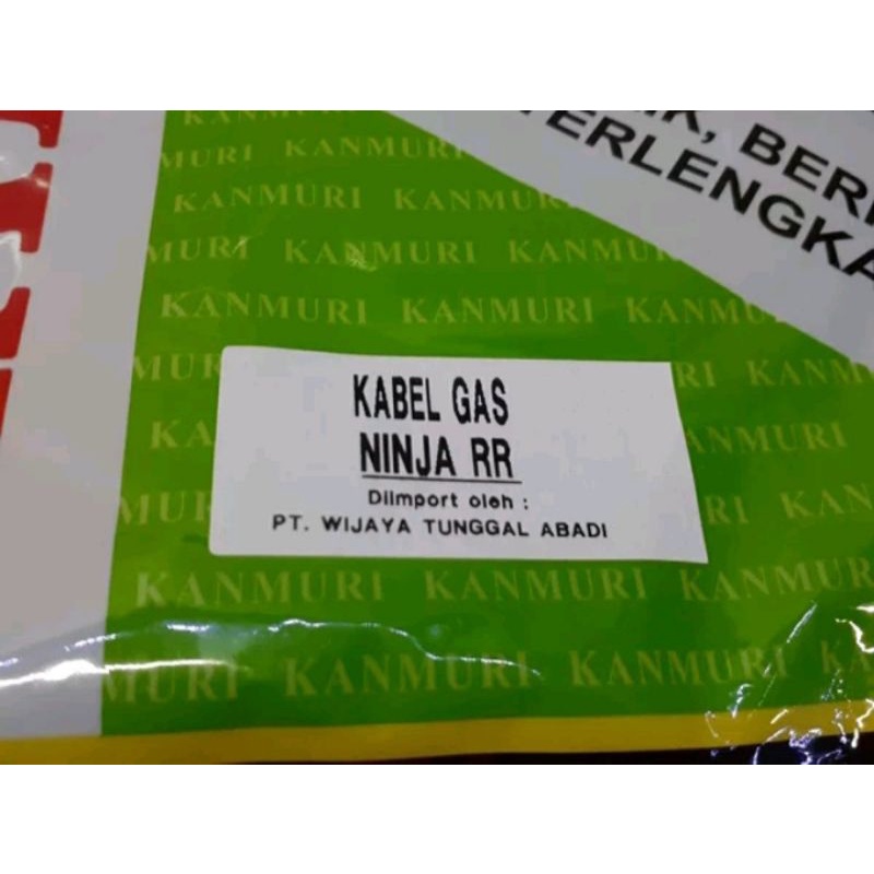 kabel tali gas Ninja RR original Kanmuri