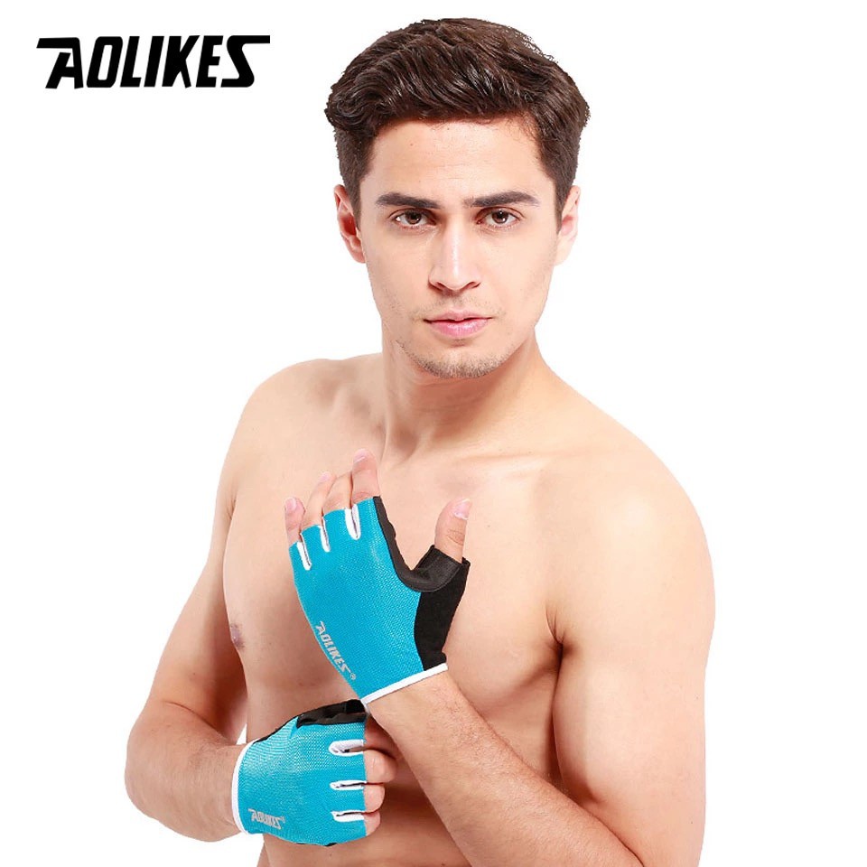 AOLIKES 0104 2 PCS EVA Sport Gloves Gym / Fitness Gloves - Sarung Tangan Olahraga Fitness GYM