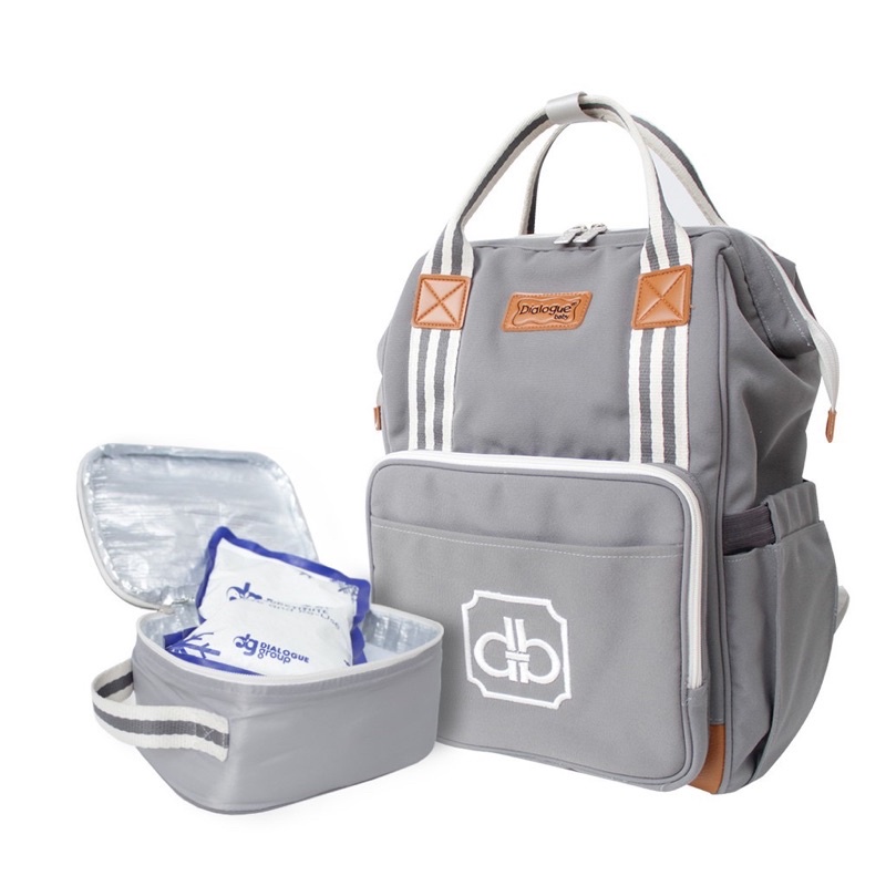 Classy Diaper & Cooler Bag by Dialogue Baby (New Ex Kado)