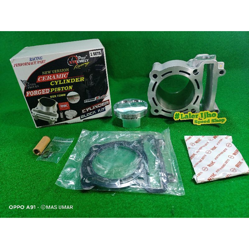 Blok 72 dan 73 mm ceramik piston forget fjn Jupiter MX king Vixion new old r15