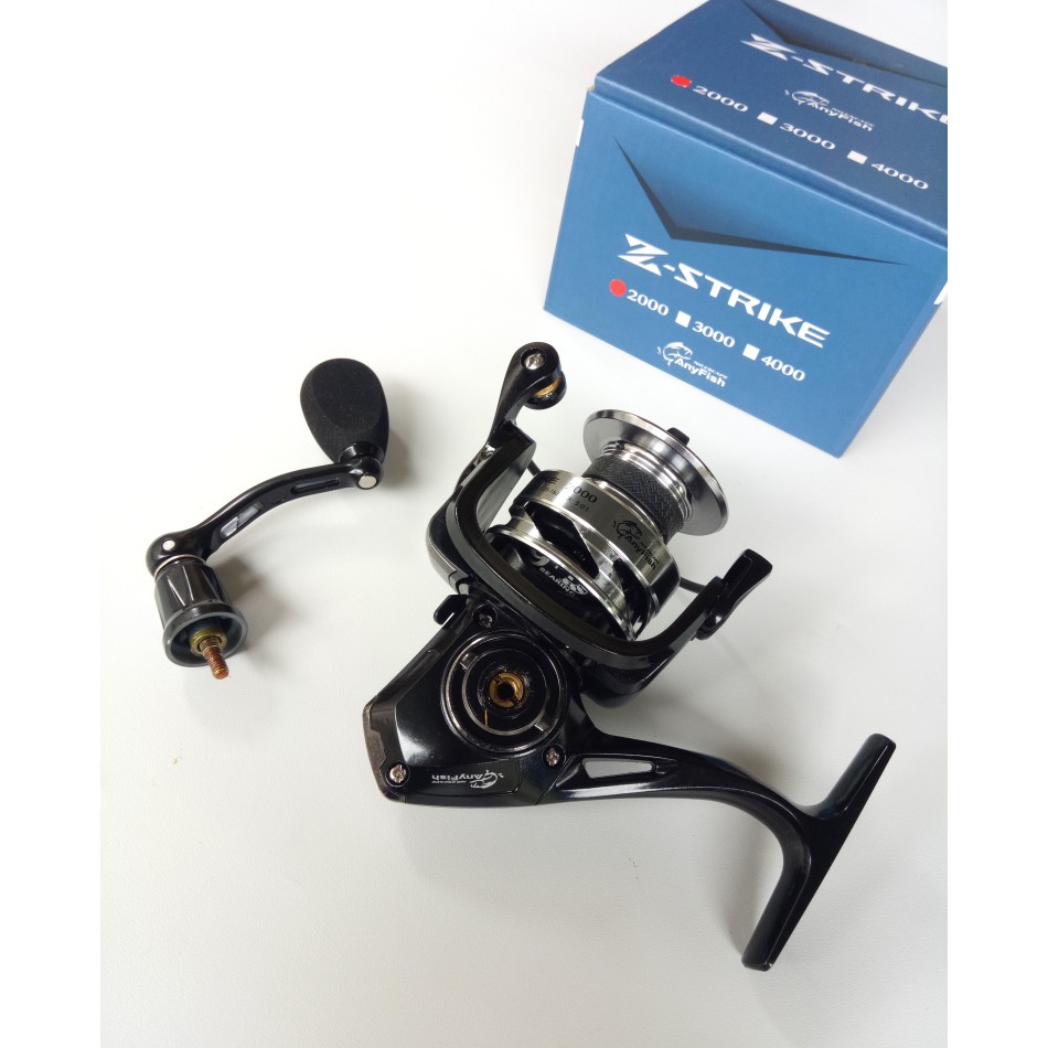 Reel Spinning anyfish Z-Strike 2000 Power Handle  Reel Kuat