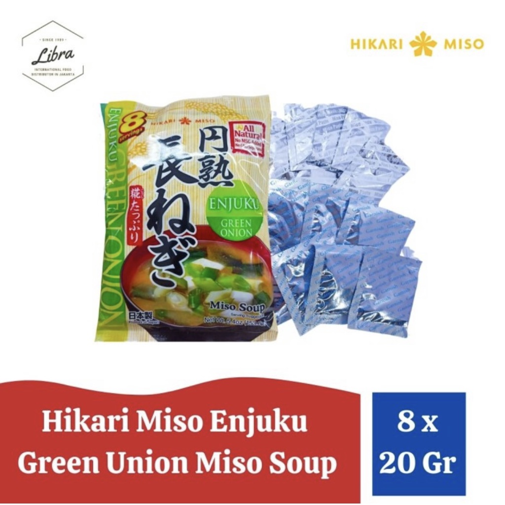 

Hikari Miso Enjuku Green Union/ Ori Jepang/ Miso Soup Instan