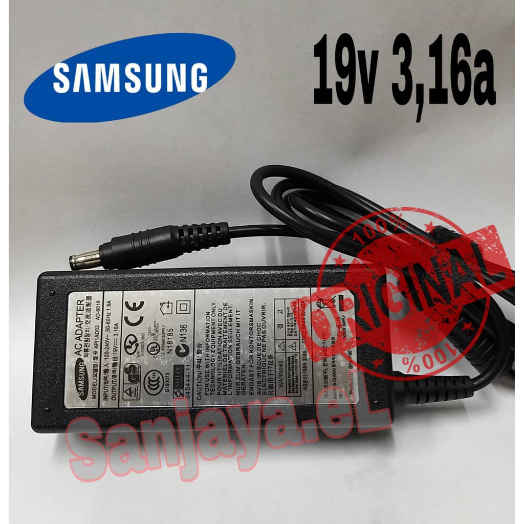 Adaptor Charger Original Samsung NP270 NP275 NP300 NP355 19V 3.16A