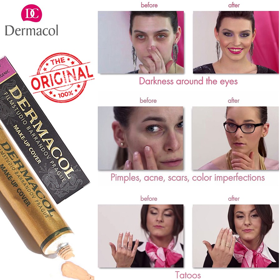 Dermacol Makeup Cover Foundation Sample Tester 4Gr ORIGINAL Shopee