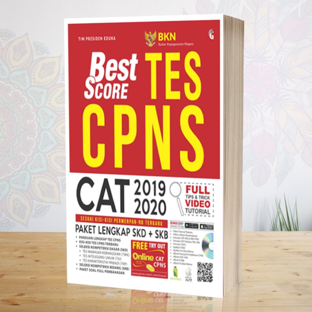 Best Score Tes Cpns Cat 2019 2020 Sesuai Kisi Kisi Permenpar Rb Terbaru Paket Lengkap Skd Skb Shopee Indonesia