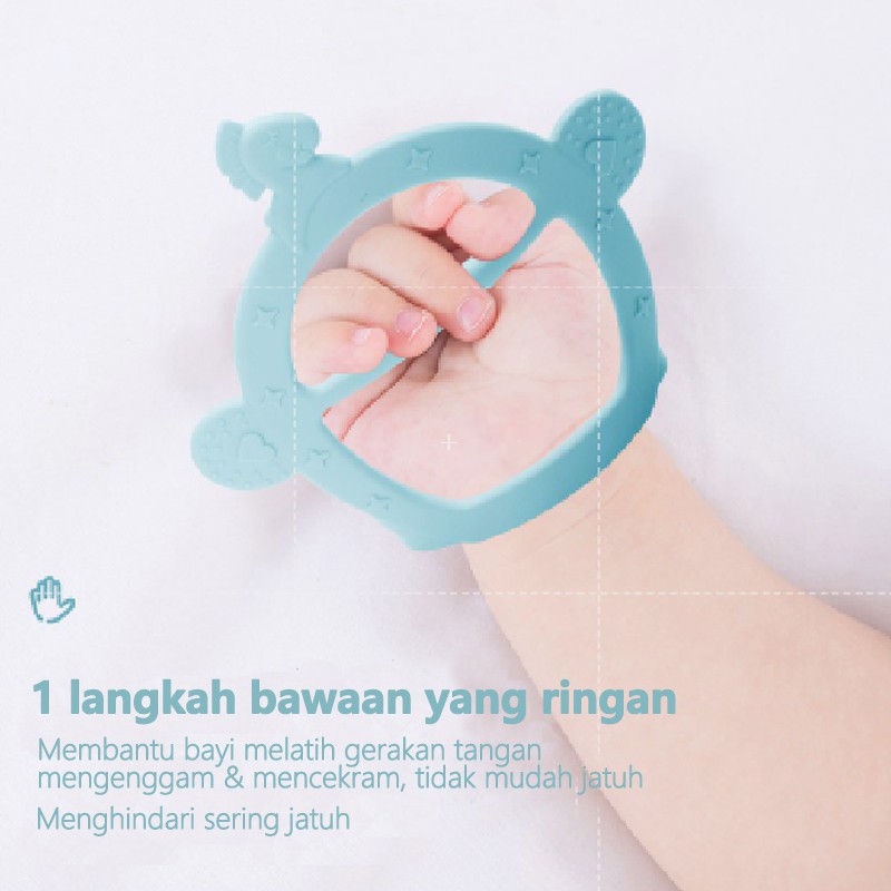 HIPPO LAND Teether bayi / teether gelang teether BPA Free 68