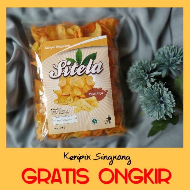 

KERIPIK SINGKONG SITELA 250 Gram / KERIPIK / SNACK / MAKANAN RINGAN / KERIPIK KEJU / RASA KEJU