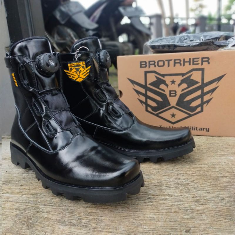 SEPATU PDH TALI PUTAR BROTRHER BAHAN KULIT SAPI ASLI SEPATU PDH DINAS KANTOR TNI POLRI SECURITY SATPAM SEPATU PDH POLANTAS POLRI SEPATU PDH 01