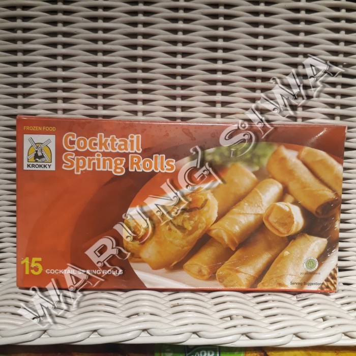

Krokky cocktail spring rolls vietnam style isi 15 frozen 300 gram