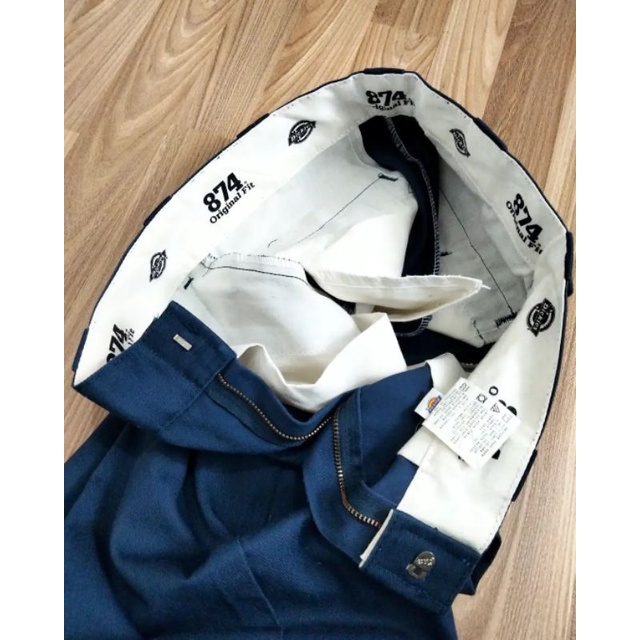 [ USED ] DICKIES 874 ORIGINAL FIT WORK PANT (NAVY) Made in Honduras