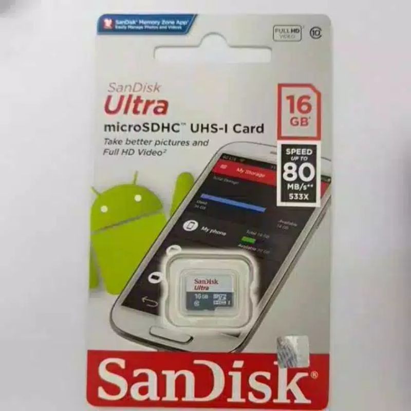 Memori SANDISK Original 16GB