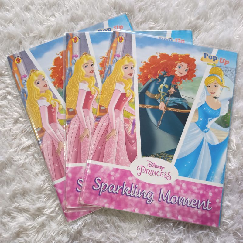 Buku Aktivitas Anak - Pop Up Coloring Disney Princess - Sparkling Moment