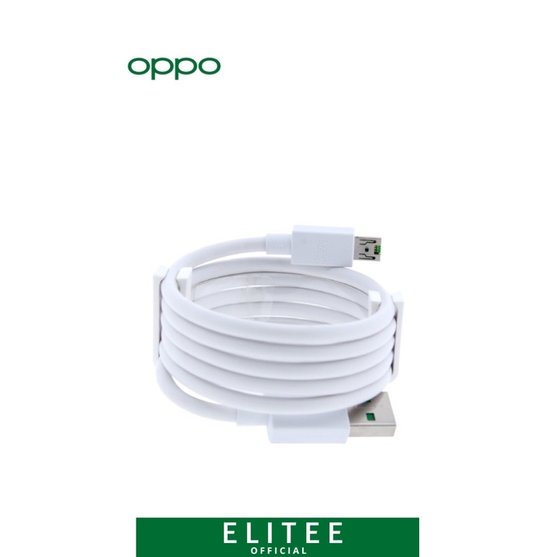 100% Original Kabel Data Charger OPPO VOOC 4A Flash Charging Micro USB &amp; Type-C