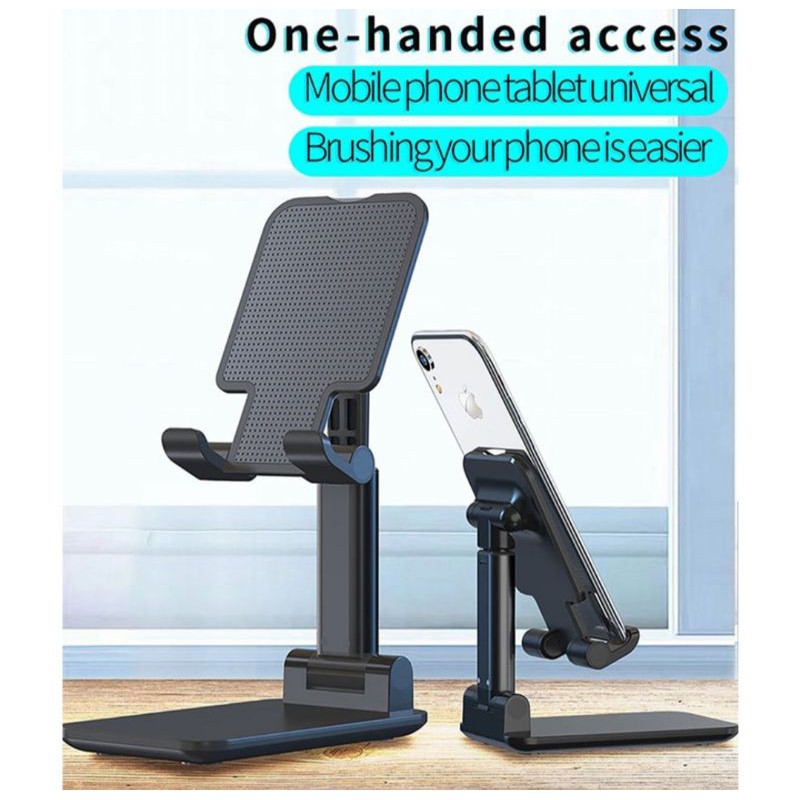 dudukan hp tablet folding meja holder universal