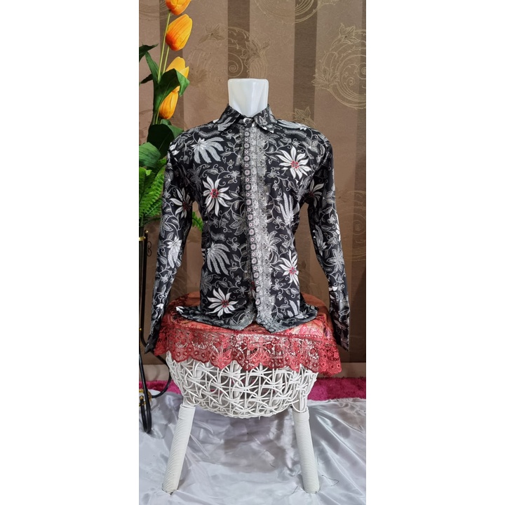 Kemeja Panjang Kebaya Wisuda Motif Pisang By Zahratul27