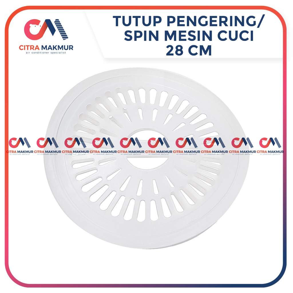  Tutup  tabung Pengering 2 tabung diameter 28 cm bulat  Spin 