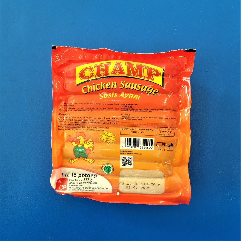 

CHAMP sosis ayam 375gr