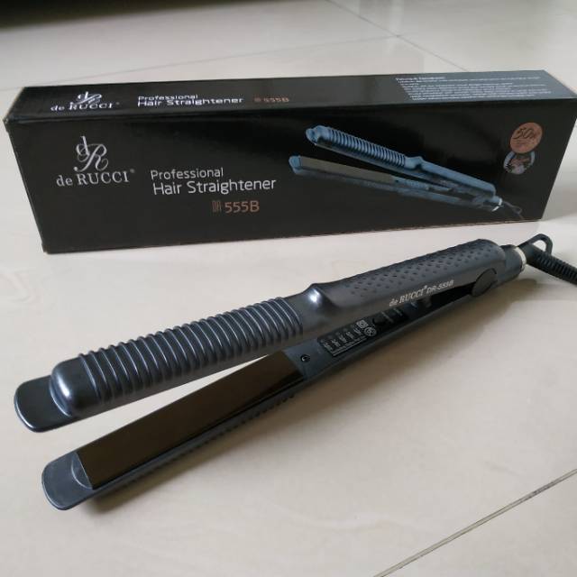 CATOK DE RUCCI 2in1 DR555B ORIGINAL BY AMARA | CATOKAN RAMBUT LURUS &amp; CURLY [FREE BUBBLE WRAP]