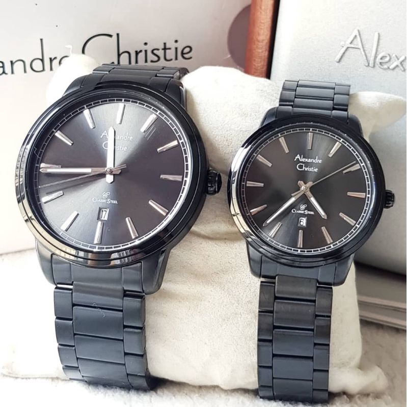 Jam Tangan Couple Alexandre Christie 8552 MD & 8552 LD