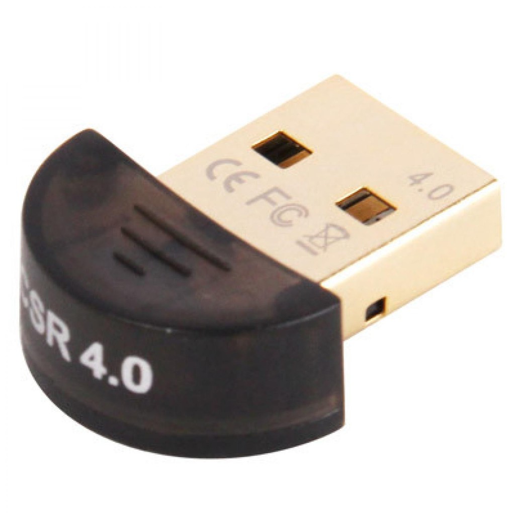 Golden Plated USB Bluetooth Receiver V4.0 Chipset Bluetooth Dongle Koneksi ke Laptop Mudah Digunakan