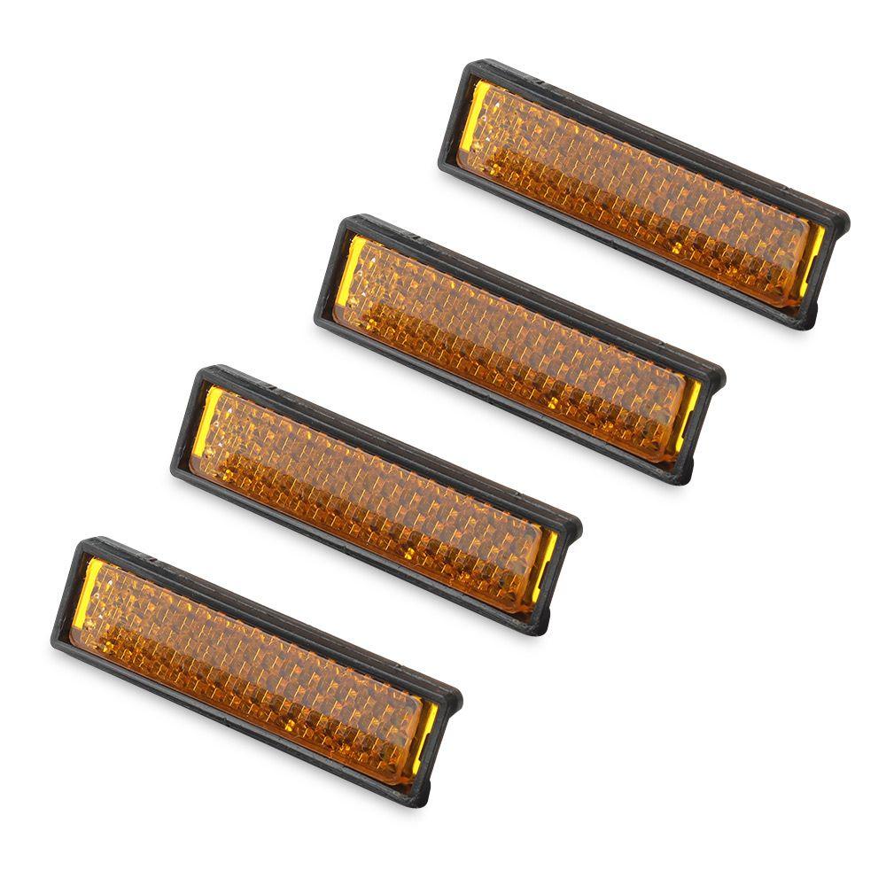 Suyo 4pcs / set Reflektor Pedal Sepeda