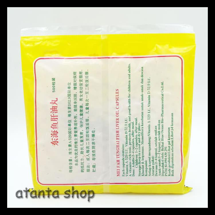 

Mei Fah Tunghai - Fish Liver Oil 500 Capsules Bermutu