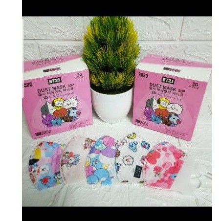 Masker bt21 anak