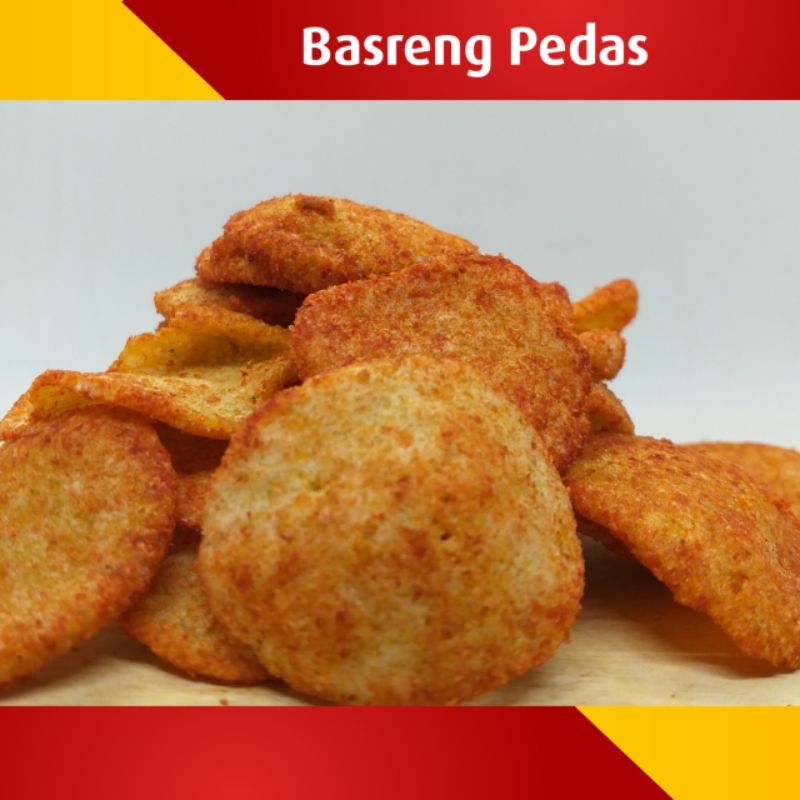 Basreng Baso Goreng Pedas Kiloan 250g-Basreng
