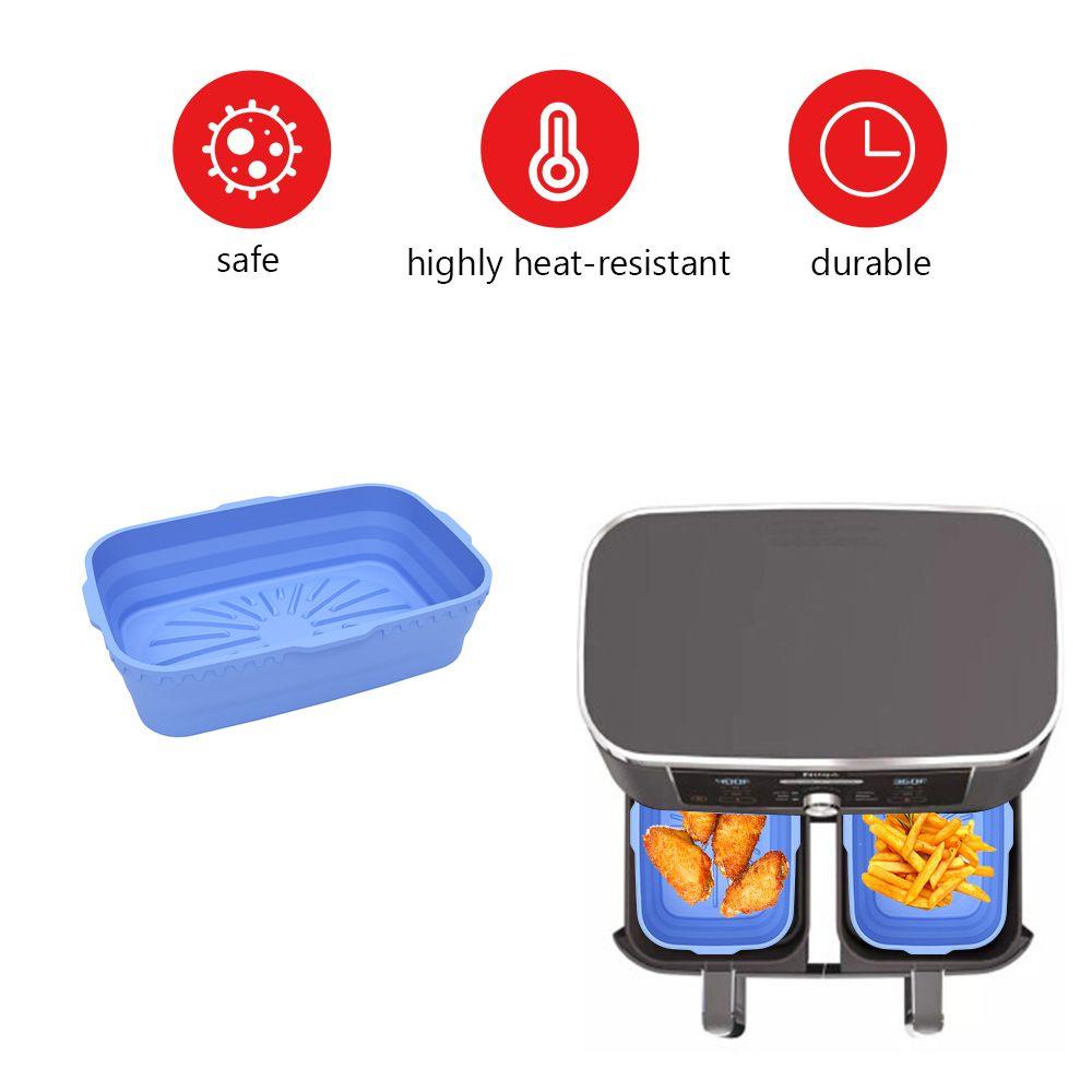 Top Silicone Pot Persegi Aksesoris Memasak Baking Basket