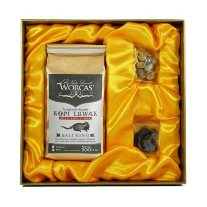 

Worcas Kopi Luwak Liar Robusta Bali Per 100gram Box Besar -Diskon Besar