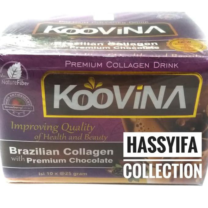 

KooVina Brazillian Collagen Drink Minuman Serbuk Kemasan Box - CHOCOLATE