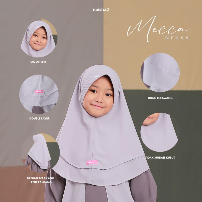 Mecca Khimar Kids Naisha Official