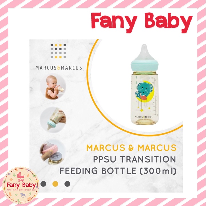 MARCUS &amp; MARCUS PPSU TRANSITION FEEDING 180ML &amp; 300ML