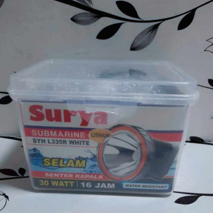 Senter Kepala Selam Surya SYH L335R Torch Flash Light Diving SYH-L335R