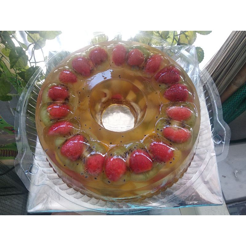 

puding buah kaca