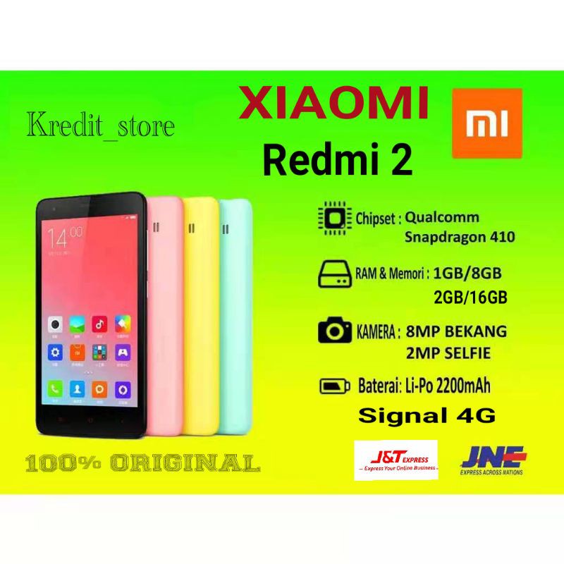 XIAOMI REDMI 2 16GB | Shopee Indonesia