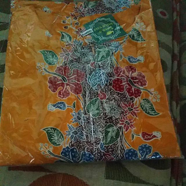 Aserehe Zigzag Tunik Jumbo Batik Mataraman Sogan Camaline Seragam Kantor Kerja Xxl Ld 132