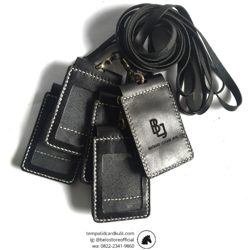 

ID Card Name Tag Holder Kulit Batam