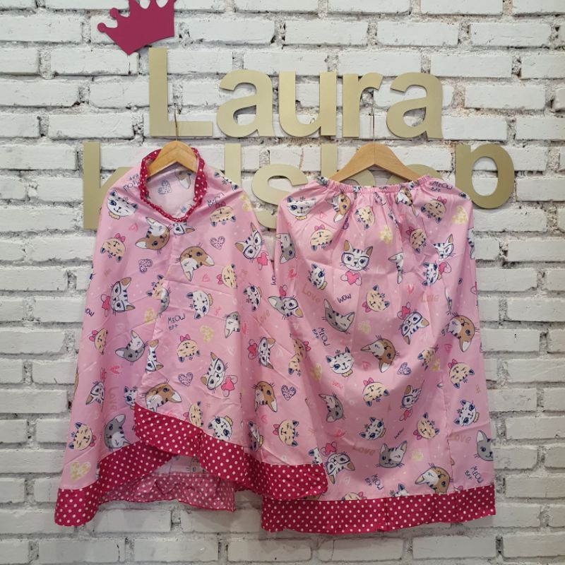 Mukena anak Karakter 8-12 Tahun Laurakidshop