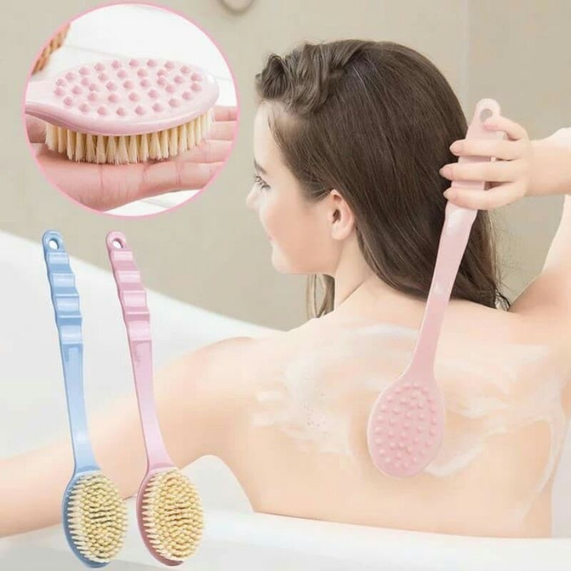 BABEE - SIKAT PUNGGUNG UNTUK MANDI SHOWER PUFF / SIKAT MANDI PUNGGUNG DUA SISI LEMBUT