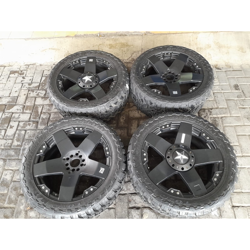velg mobil bekas series rockstar ring 22 rubicon wrangler