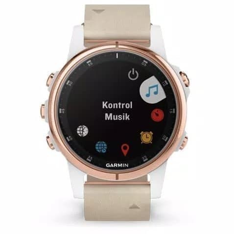 Jam tangan GARMIN Fenix 5S Plus Sapphire Rosegold Original